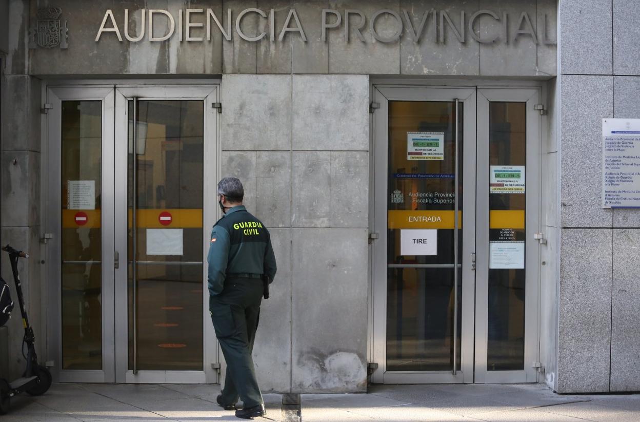 Sede de la Audiencia Provincial, en Oviedo. 