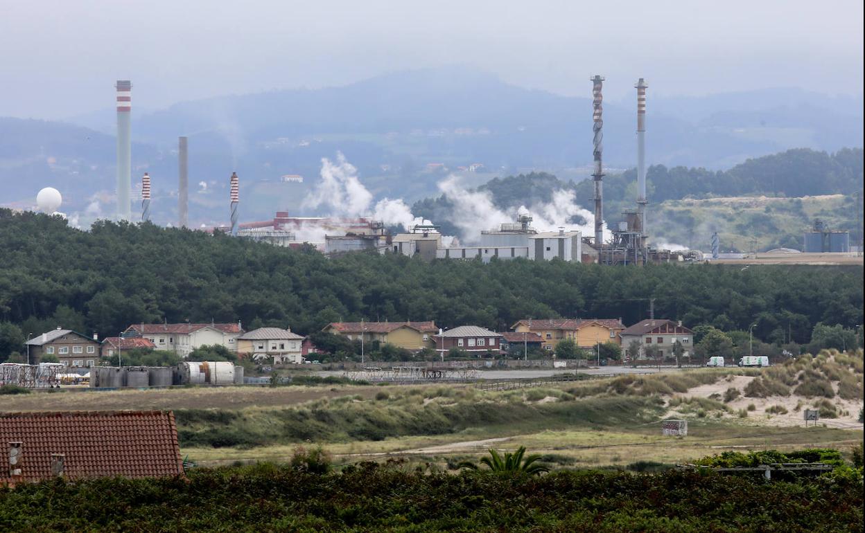 Factoría de Asturiana de Zinc.