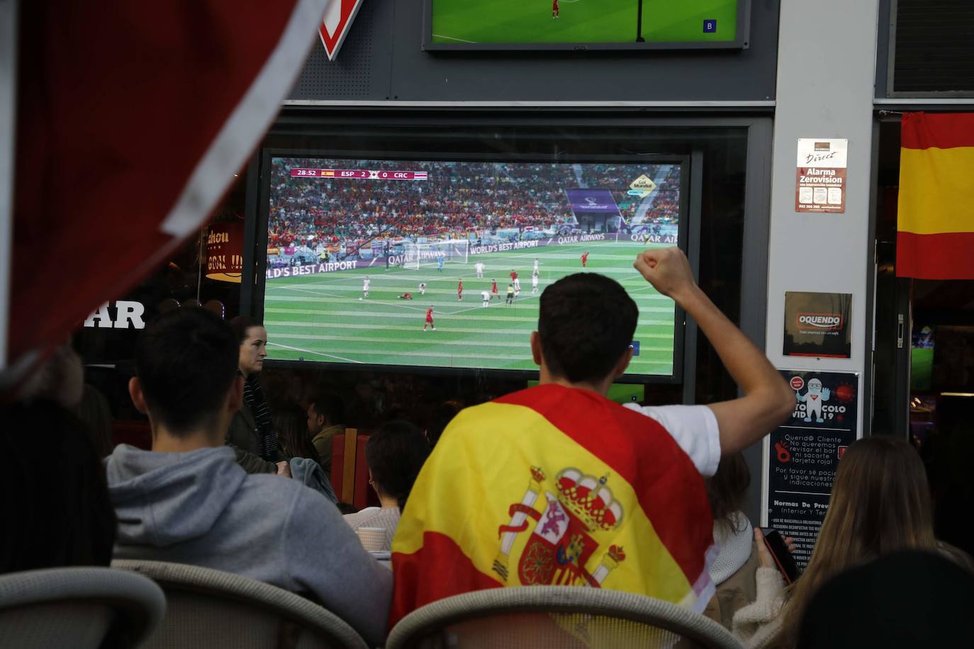 Fotos: Así se vivió en Asturias el debut de España en el Mundial