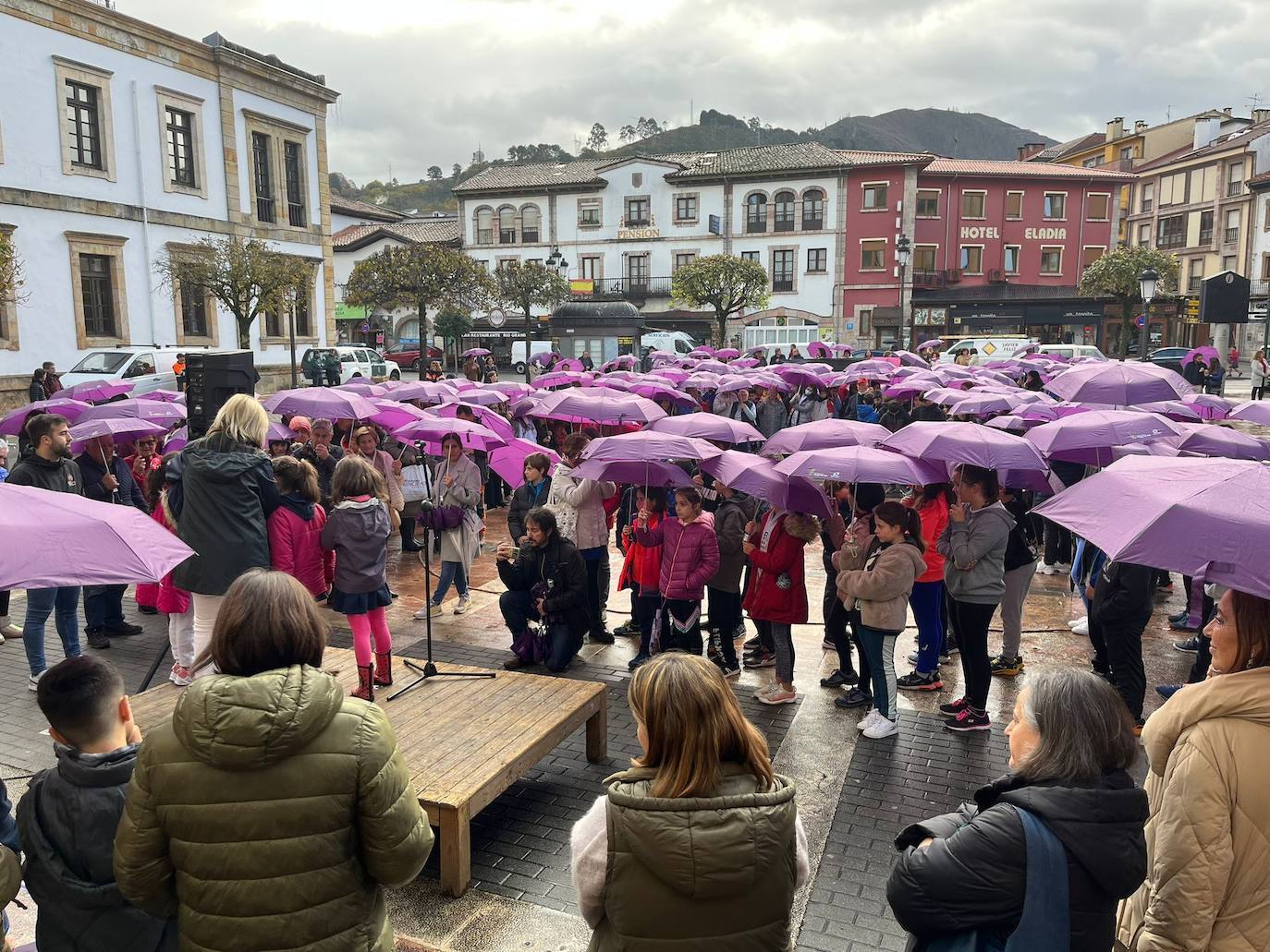 Fotos: Asturias se viste de morado contra la violencia de género