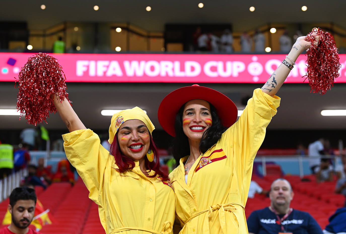 El duelo entre las aficiones