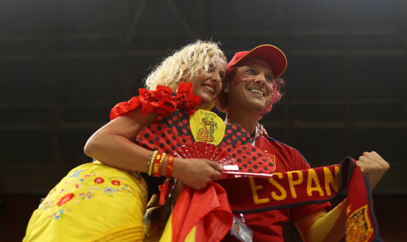 El duelo entre las aficiones