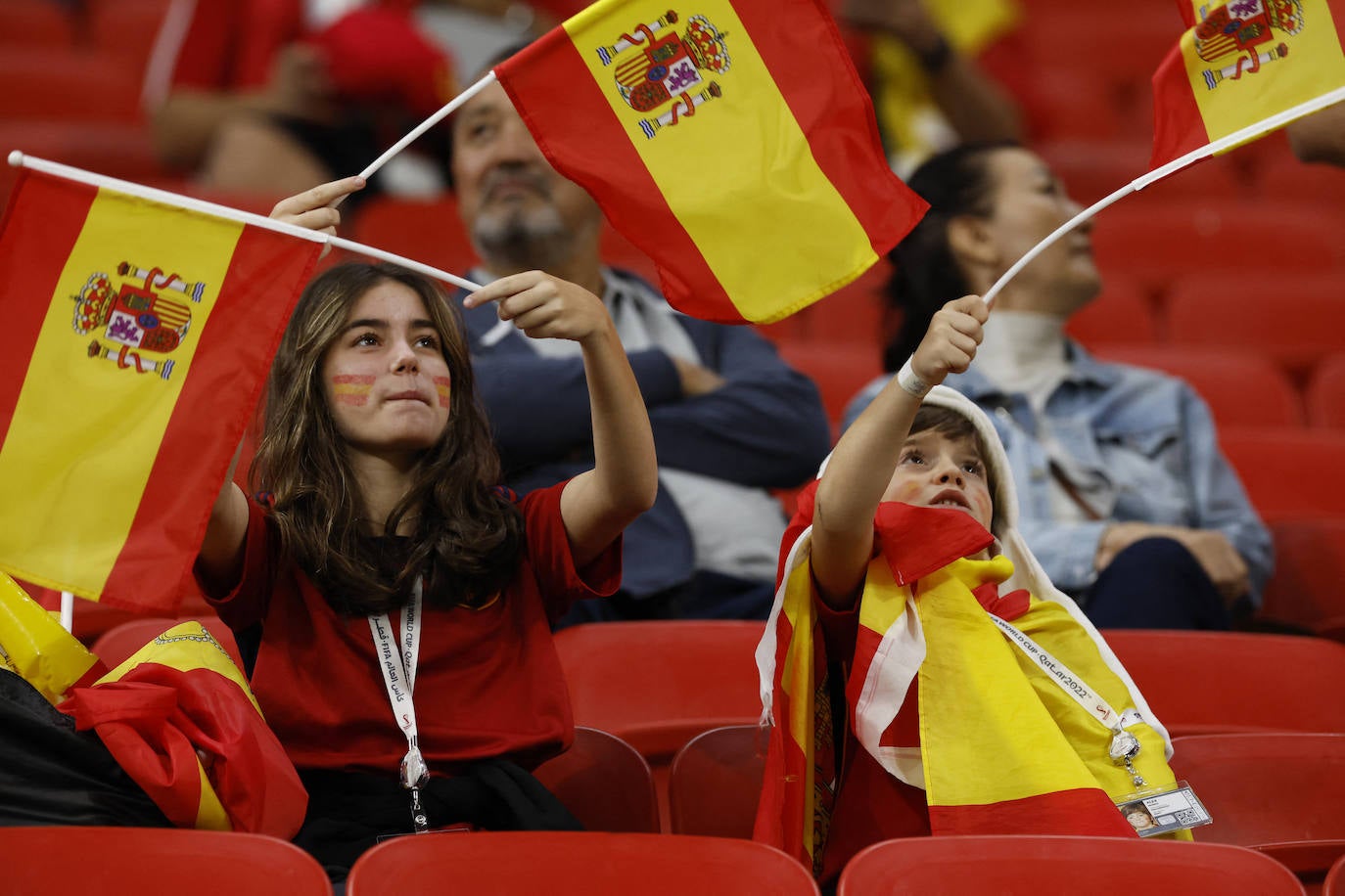 El duelo entre las aficiones