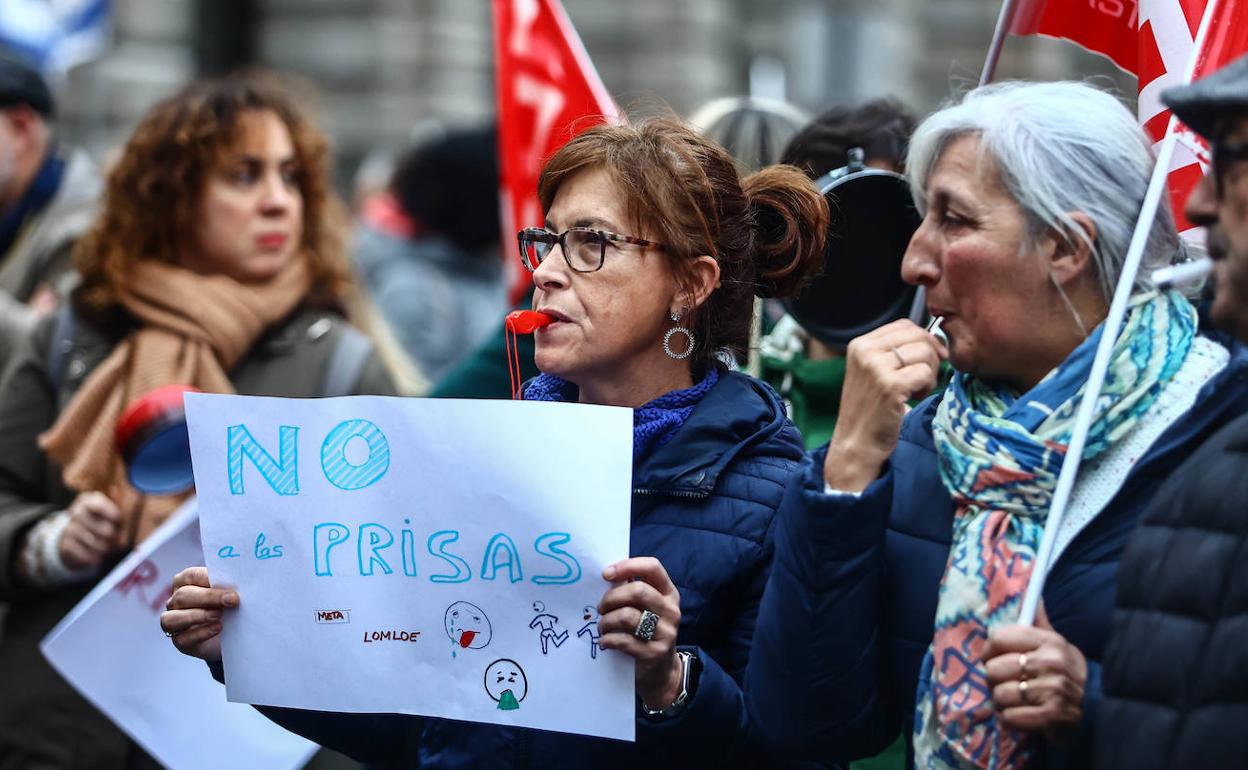 Los docentes hacen oír a Educación su «hartazgo» por la LOMLOE