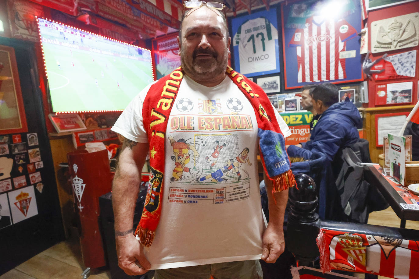 Fotos: Así se ha vivido el Japón - España desde Asturias