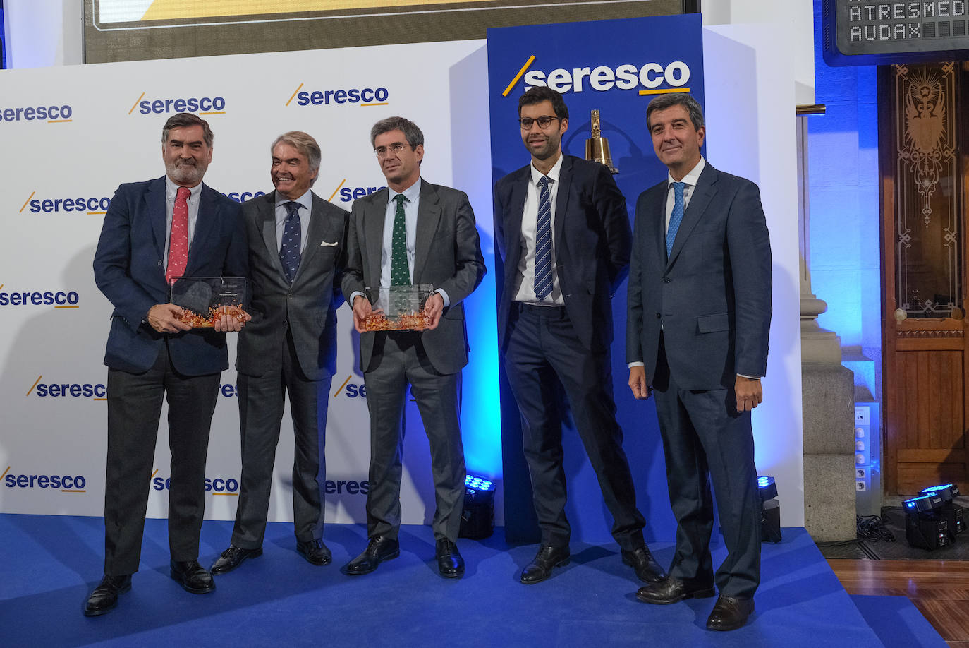 Fotos: Seresco se estrena en Bolsa