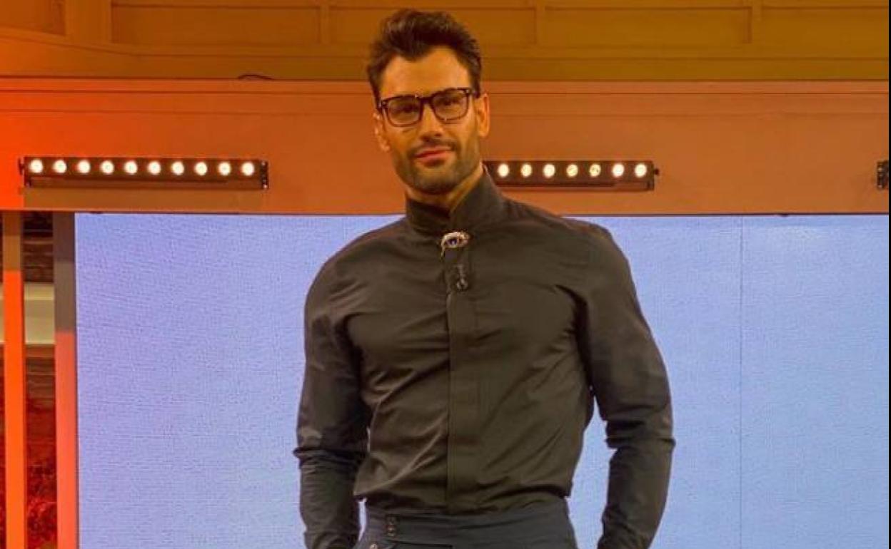 Jorge Pérez en el rodaje del programa 'Fiesta' de Telecinco. 