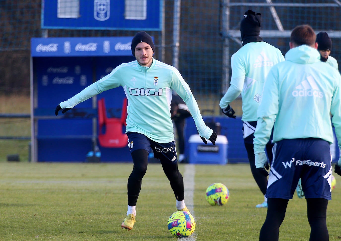 Fotos: Entrenamiento del Real Oviedo (05/12/2022)