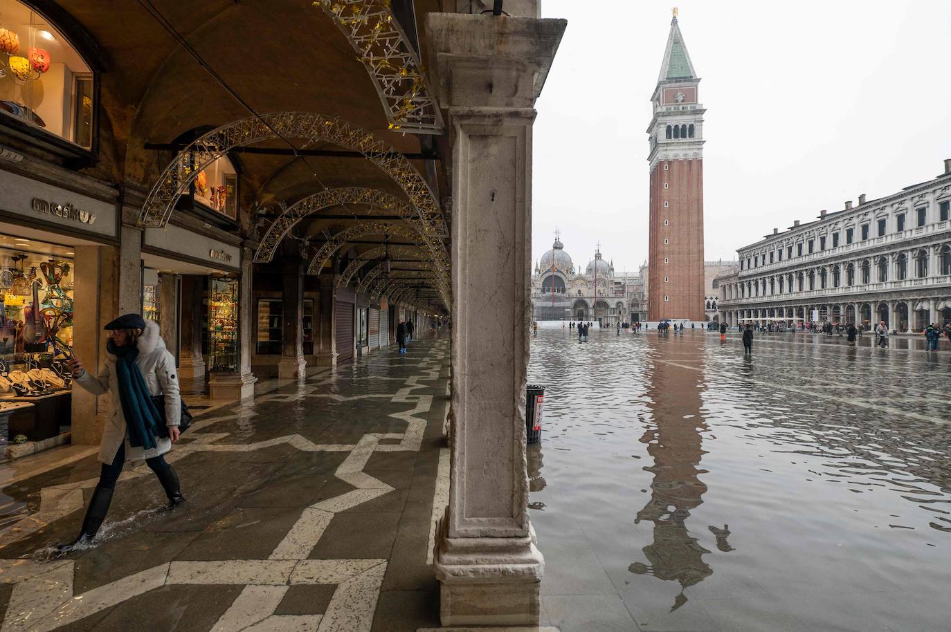 Fotos: Venecia inundada se protege frente a la &#039;Acqua alta&#039;