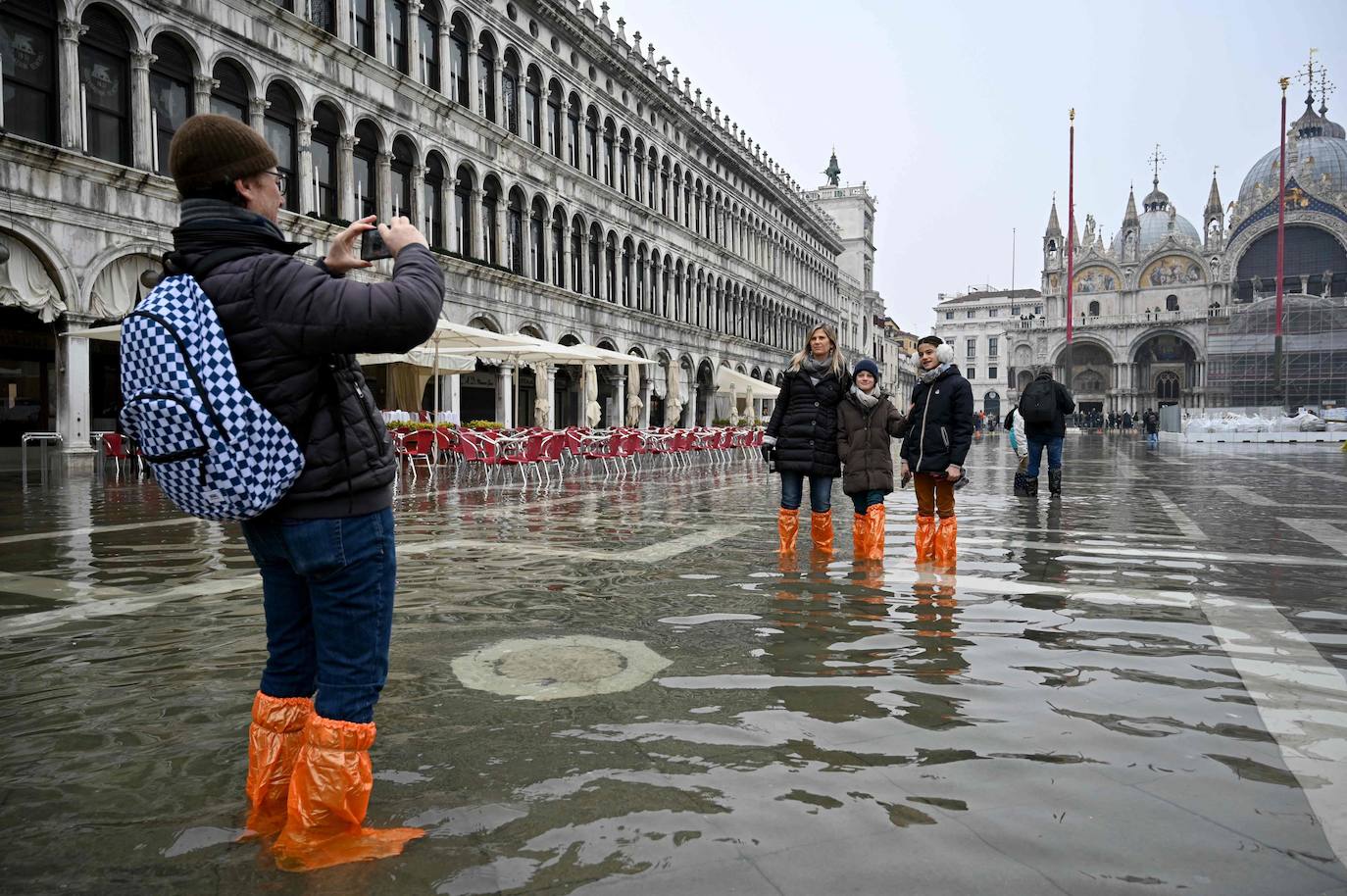 Fotos: Venecia inundada se protege frente a la &#039;Acqua alta&#039;