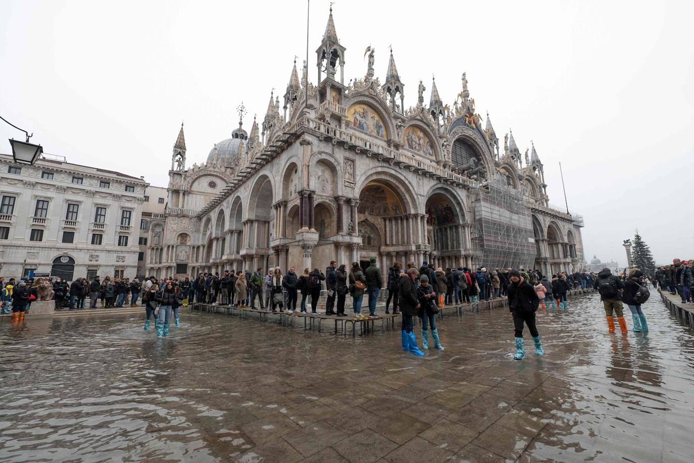 Fotos: Venecia inundada se protege frente a la &#039;Acqua alta&#039;