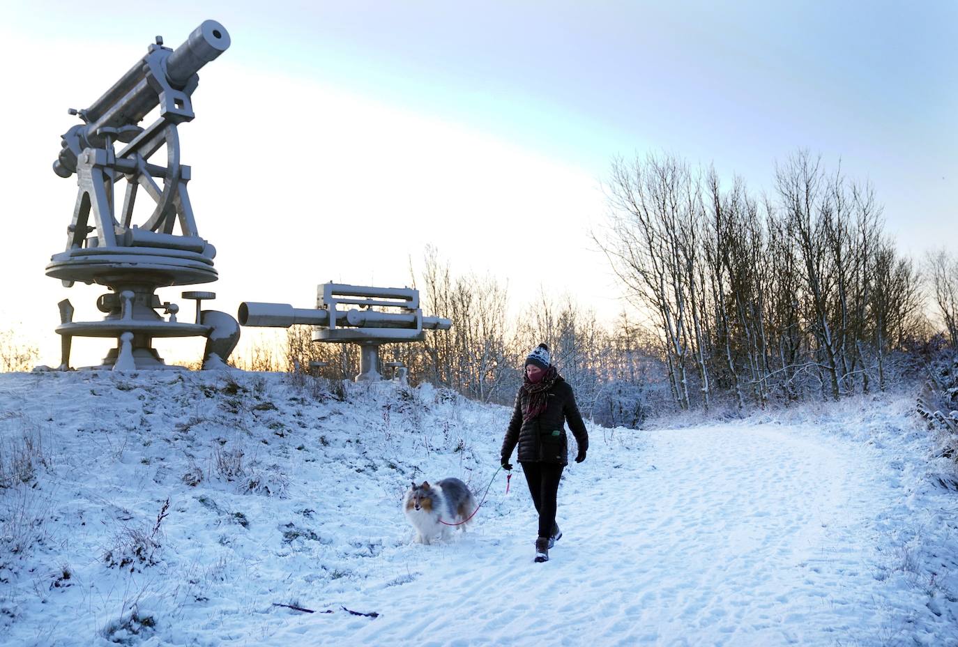 Fotos: Un temporal de nieve paraliza el Reino Unido