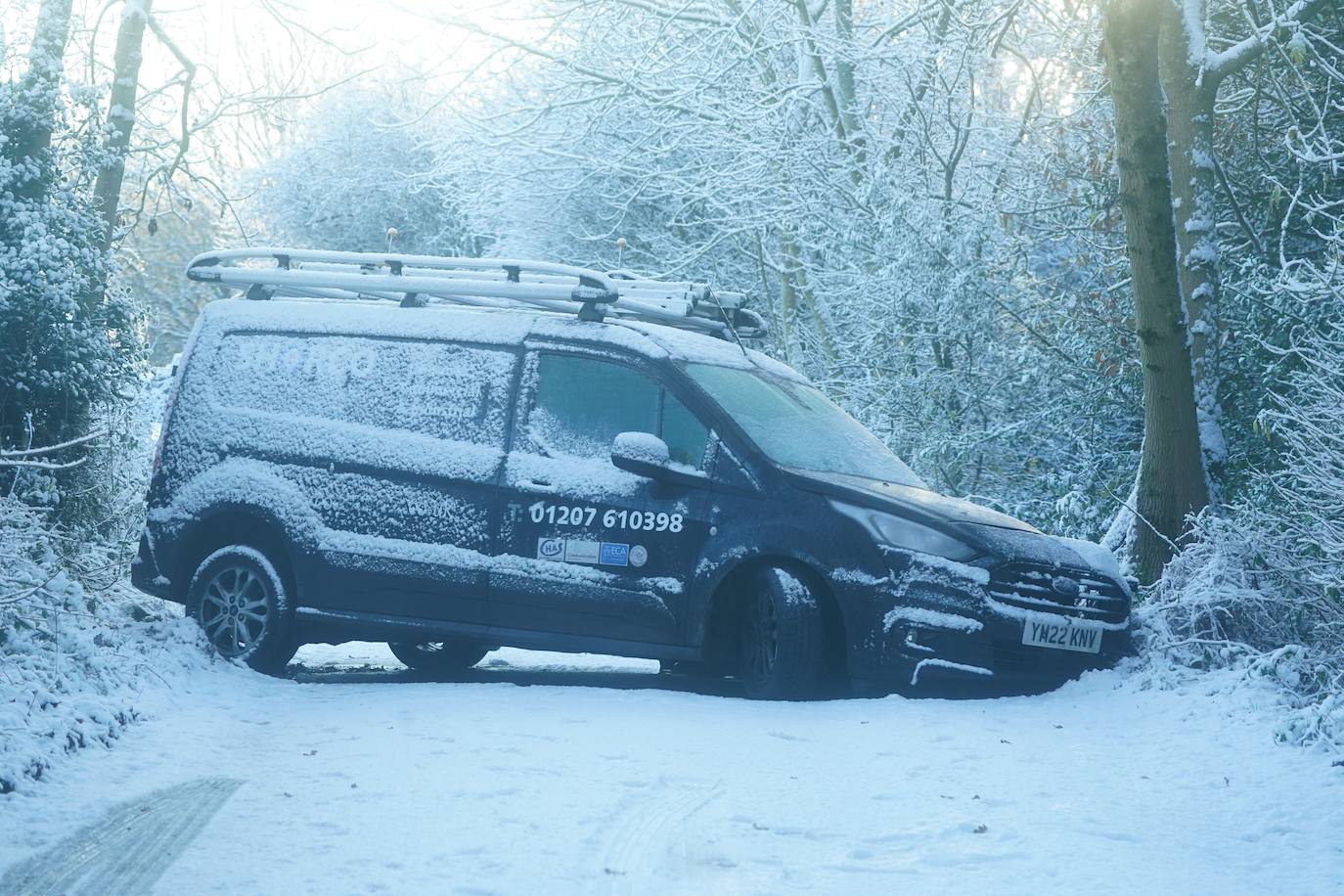 Fotos: Un temporal de nieve paraliza el Reino Unido