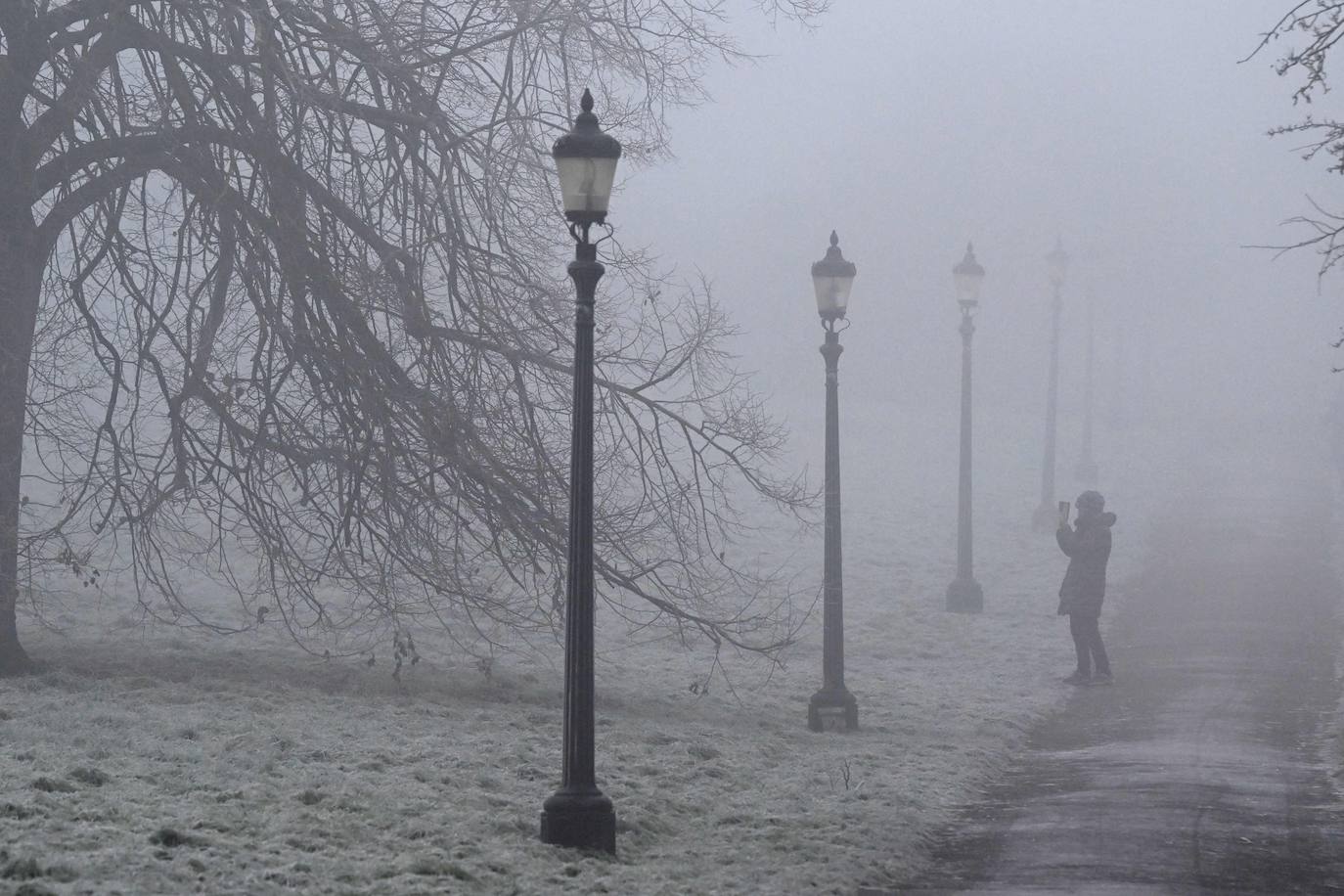 Fotos: Un temporal de nieve paraliza el Reino Unido