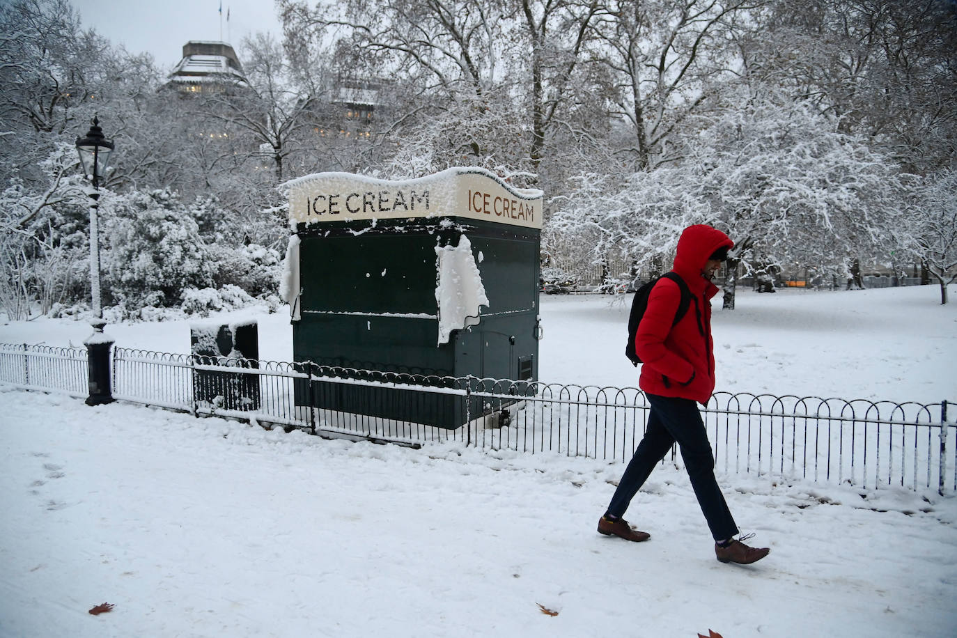 Fotos: Un temporal de nieve paraliza el Reino Unido