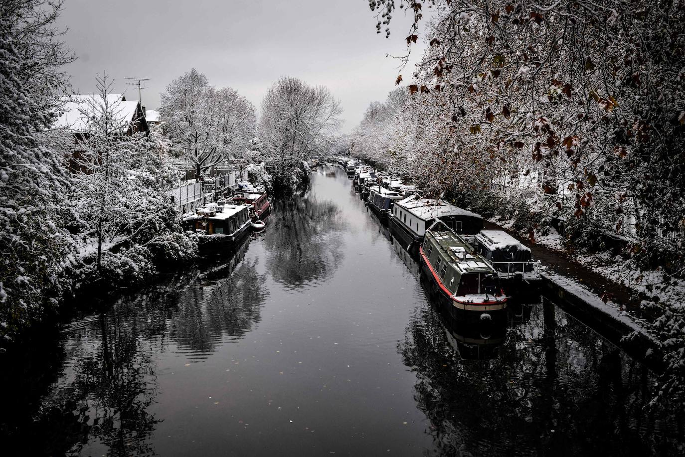 Fotos: Un temporal de nieve paraliza el Reino Unido