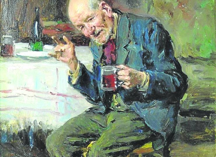 'El borracho', de Vladimir Makovski (1900).