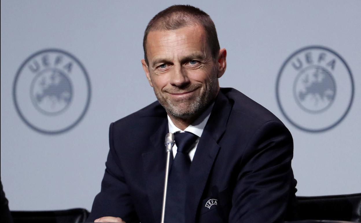 Aleksander Ceferin, presidente de la UEFA. 