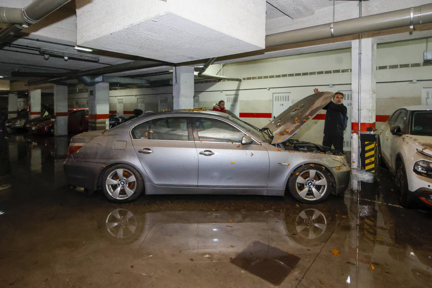 Fotos: Las fuertes lluvias causan incidentes en Gijón