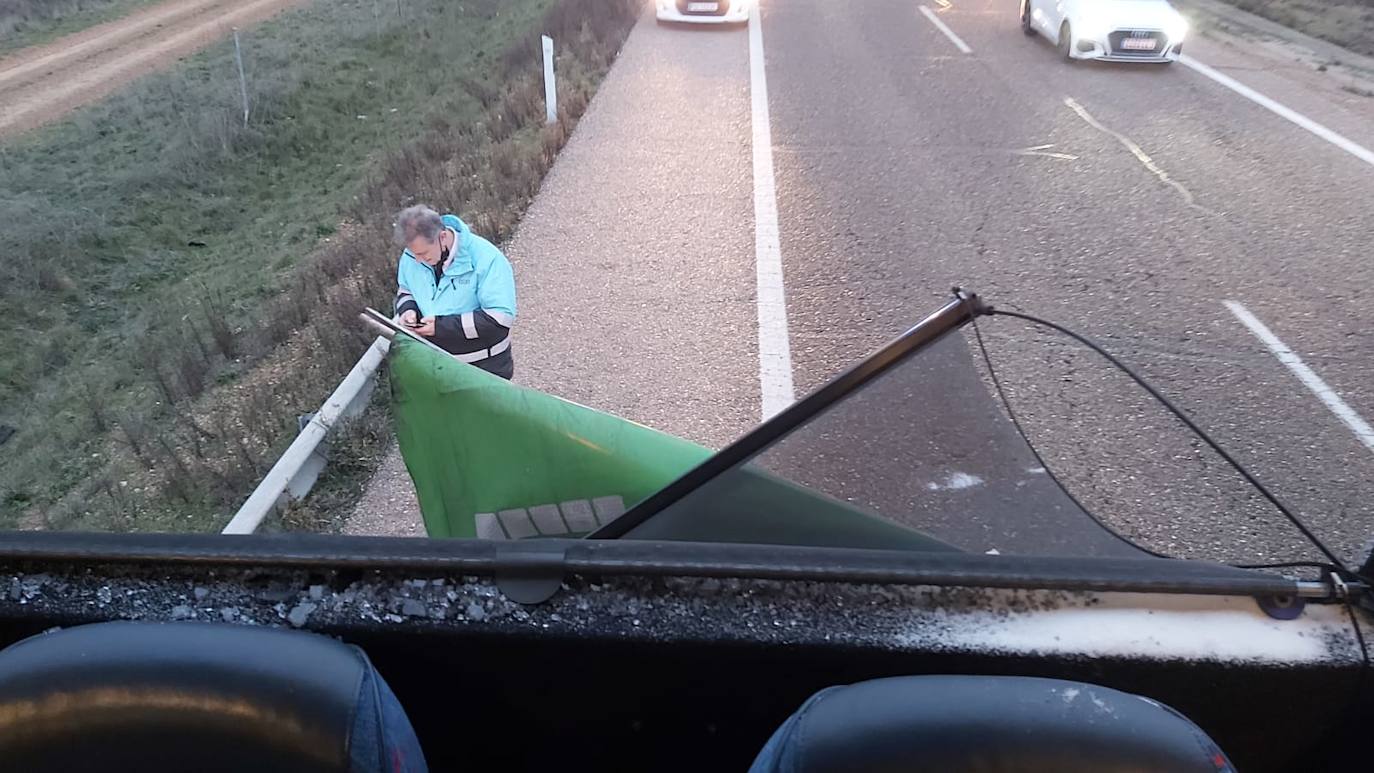 Fotos: Tragedia en Zamora: muere un camionero tras chocar con un autobús de la línea Madrid-Asturias