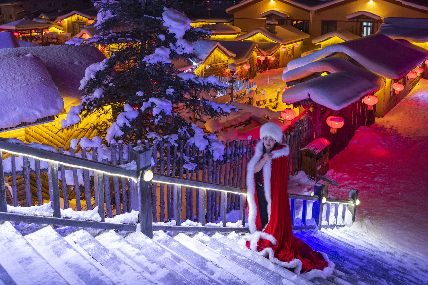 Fotos: El mundo se tiñe de blanco