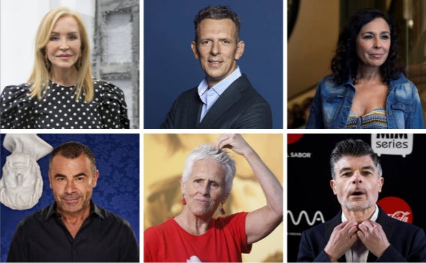 Carmen Lomana Joaquín PRat, Isabel Gemio, Jorge Javier Vázquez, Mercedes Milá y Nacho Guerreros son algunos de los famosos a los que les ha tocado la Lotería de Navidad. 