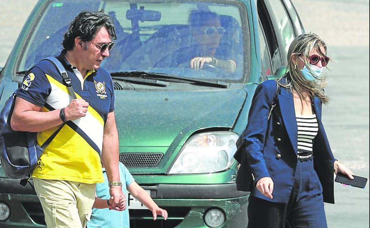 Luis Lorenzo y Arantxa Palomino acuden al juzgado en Madrid, el pasado mes de mayo.