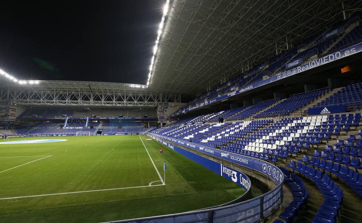 Gradas del Estadio Carlos Tartiere del Real Oviedo