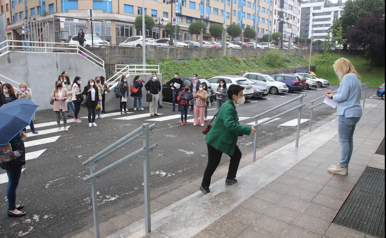 Oposiciones al cuerpo de profesores de Secundaria y FP el pasado año.