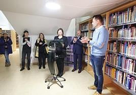 Presentación del fondo sobre feminismo en la Biblioteca Jovellanos.