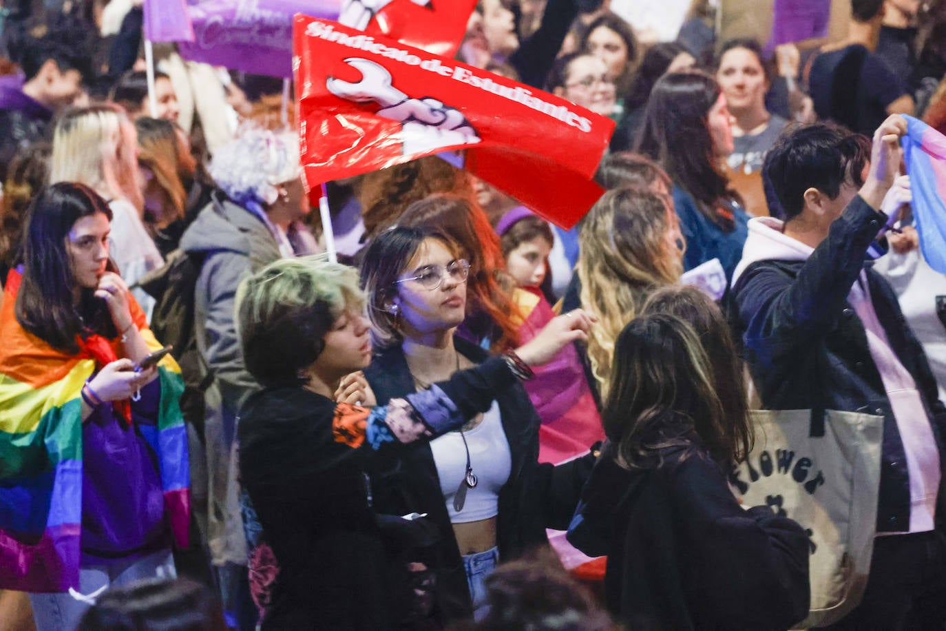 Gijón se echa a la calle por el 8M