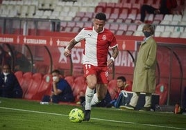 Aday, en un partido con el Girona