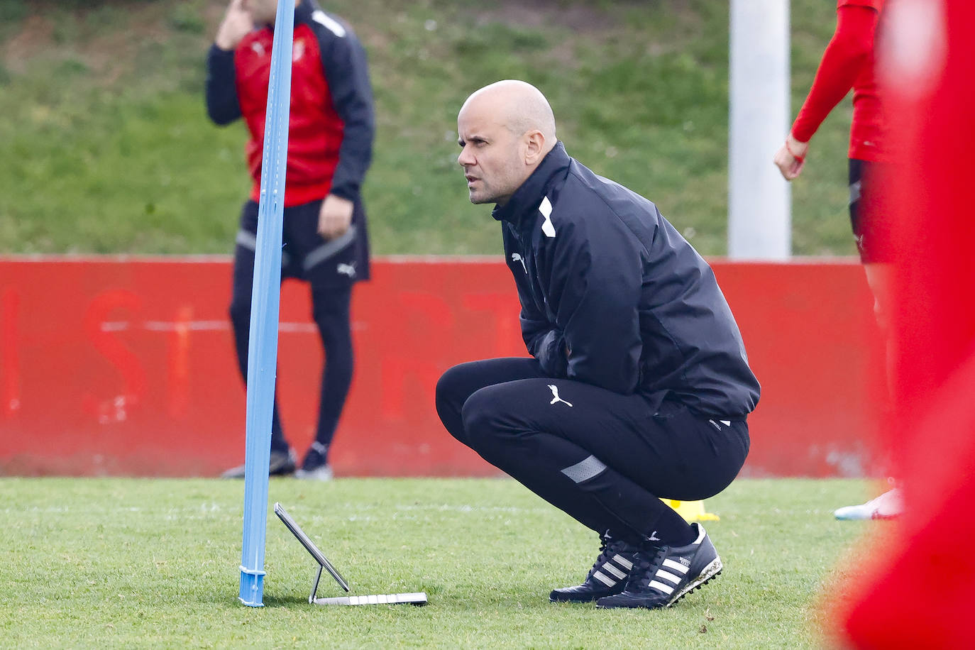 Entrenamiento del Sporting (10/03/2023)