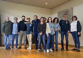 Integrantes de la candidatura de Pueblu.