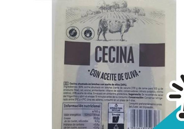 Envase de cecina de Friber S. A.