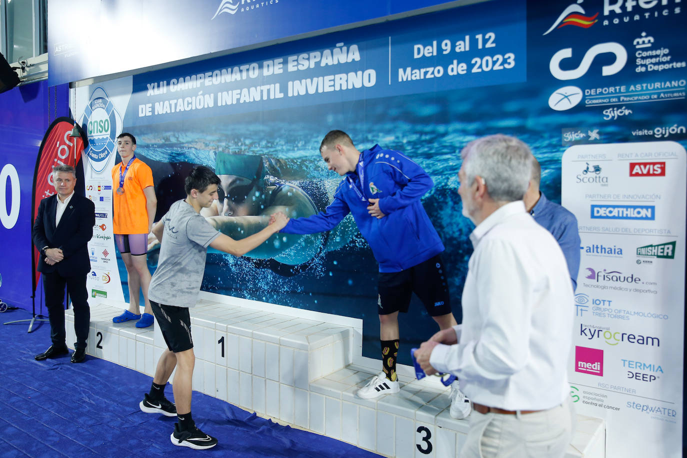 Última jornada del campeonato de natación infantil