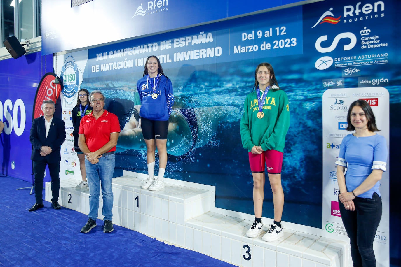 Última jornada del campeonato de natación infantil