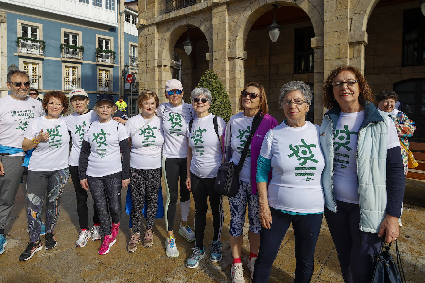 Marcha comarcal por la igualdad en Avilés
