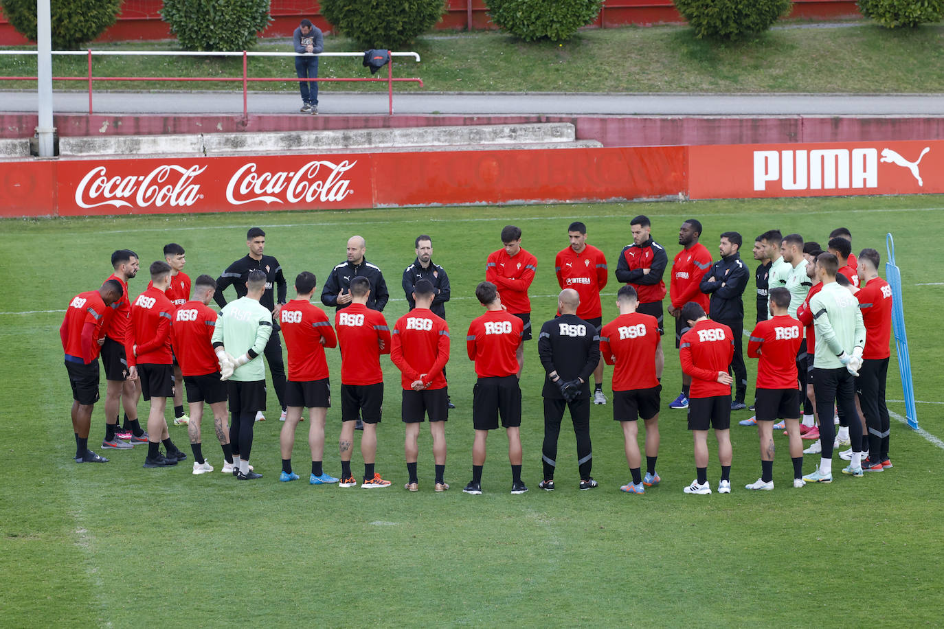 Entrenamiento del Sporting (13/03/2023)