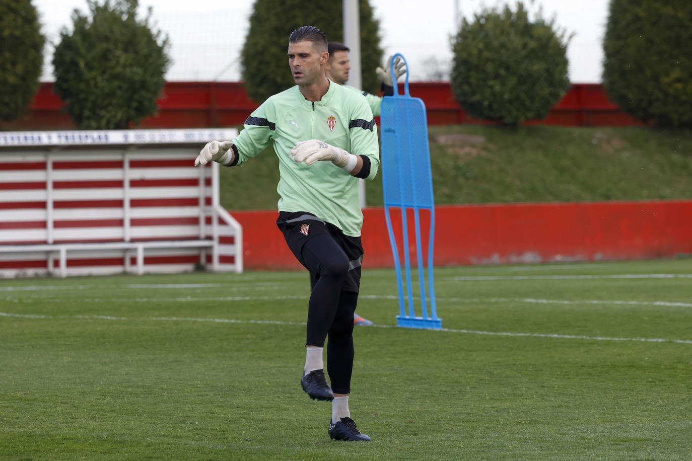 Entrenamiento del Sporting (13/03/2023)