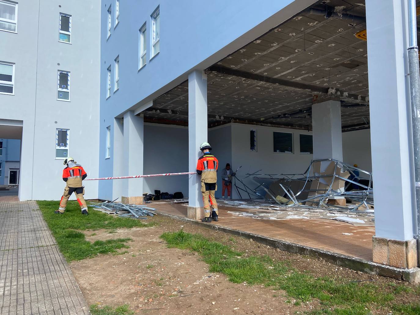 El viento azota Asturias