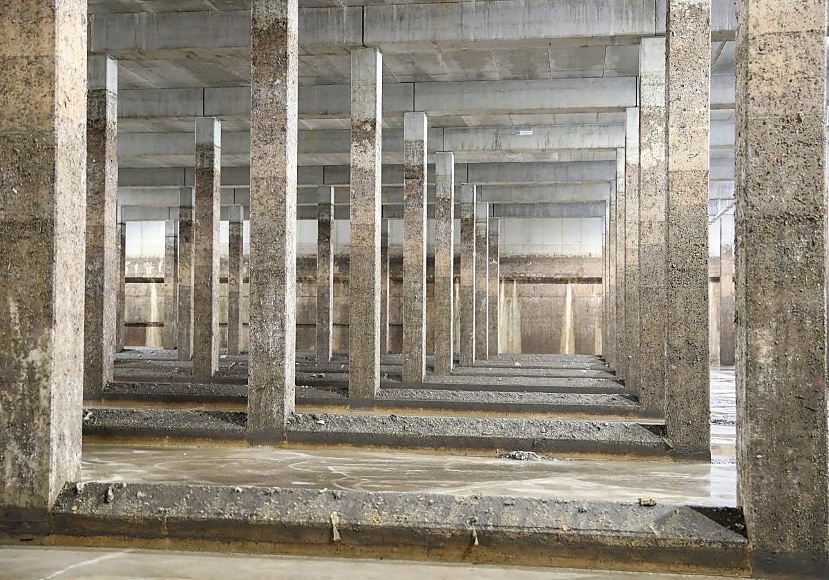 Interior del pozo de tormentas de los Hermanos Castro.