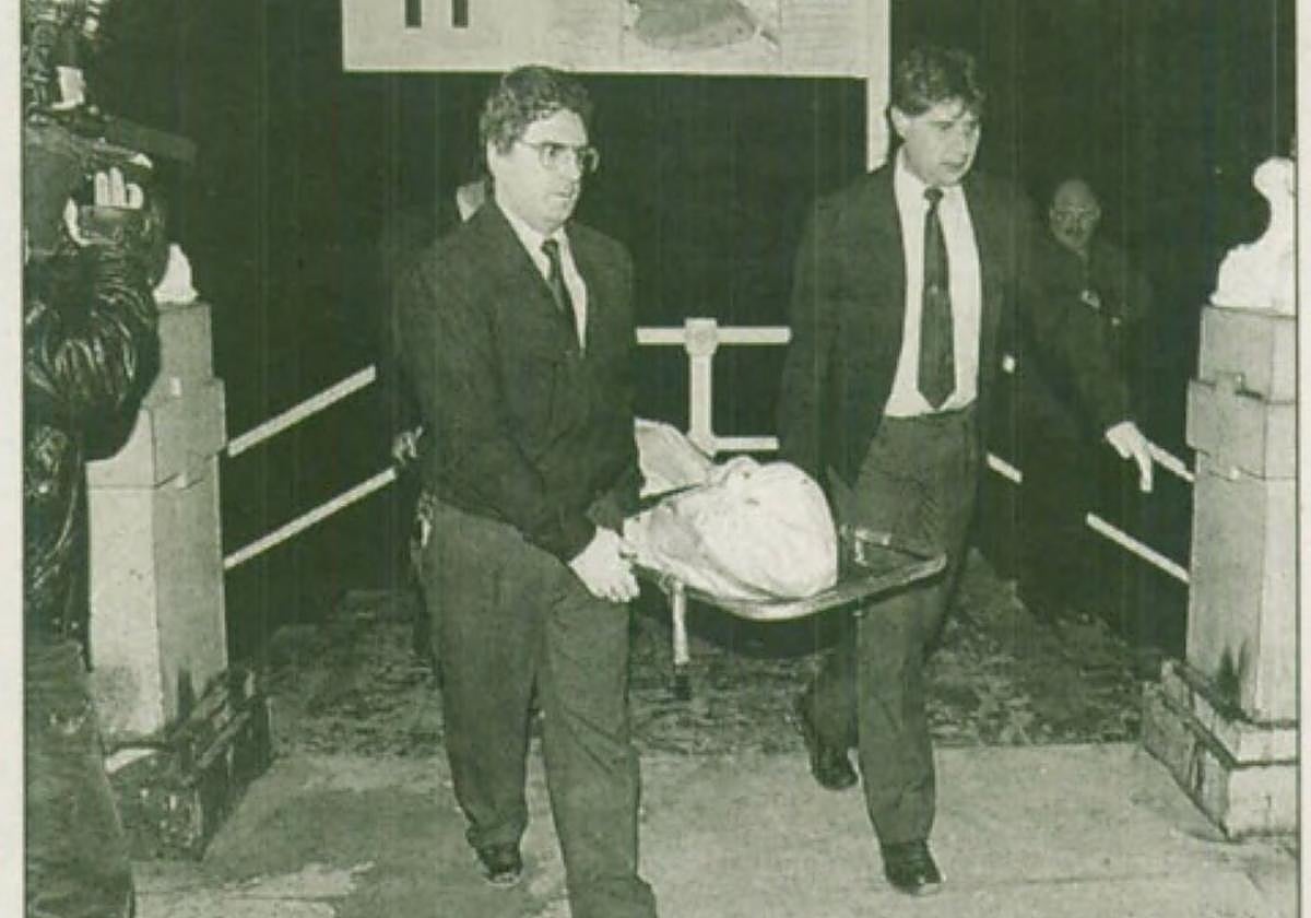 Los primeros restos fueron recuperados a la altura de la escalera 11.