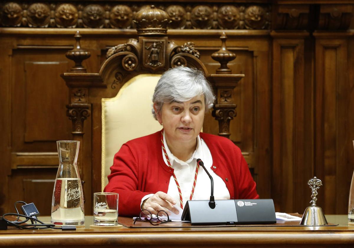 La alcaldesa de Gijón, Ana González, en una imagen de archivo.