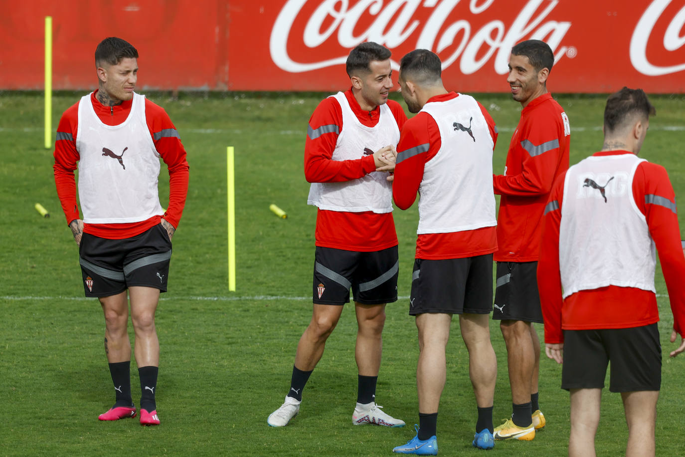 Entrenamiento del Sporting (16/03/2023)