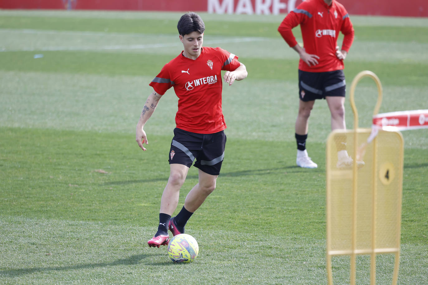 Entrenamiento del Sporting (17/03/2023)