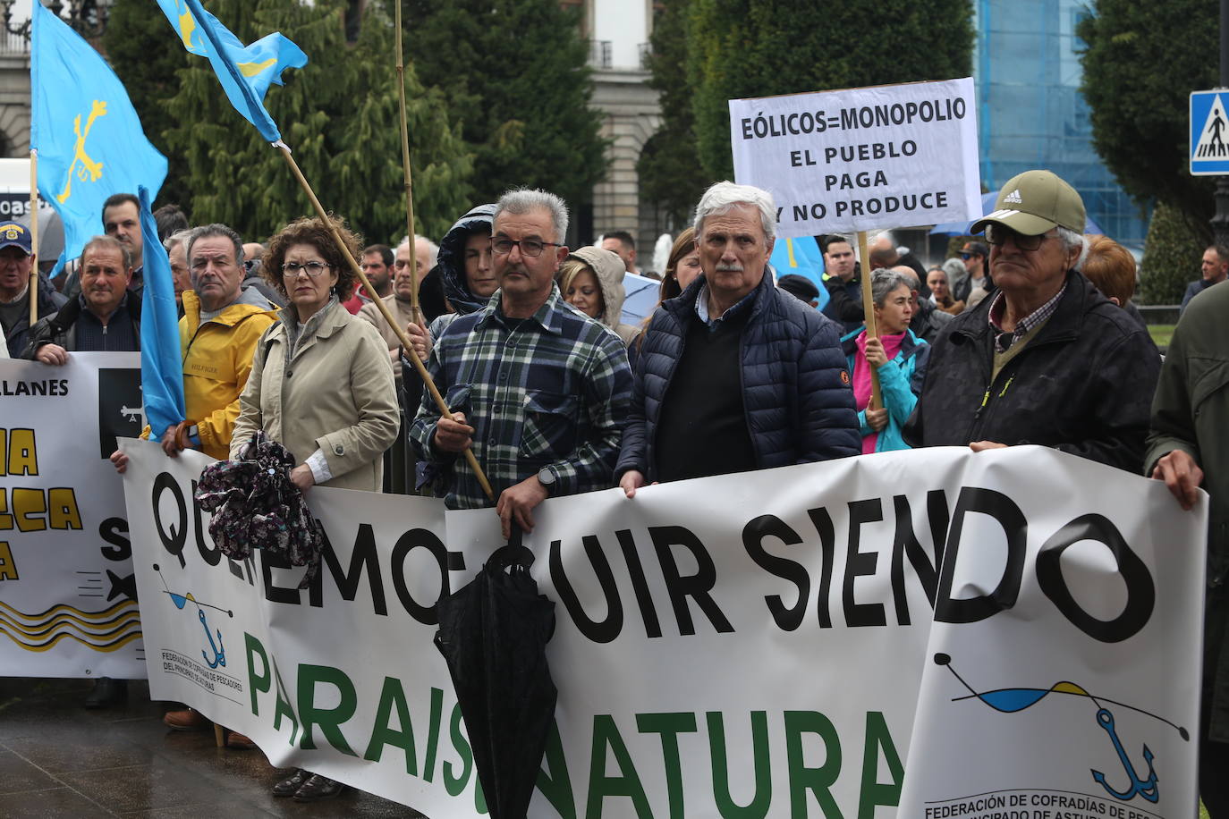 Los pescadores se unen contra la eólica