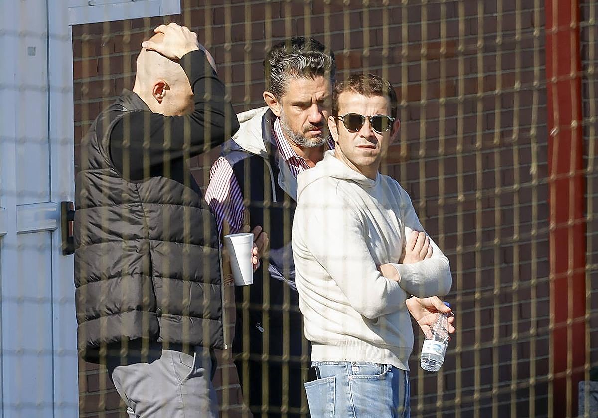 Alejandro Irarragorri, esta mañana en Mareo