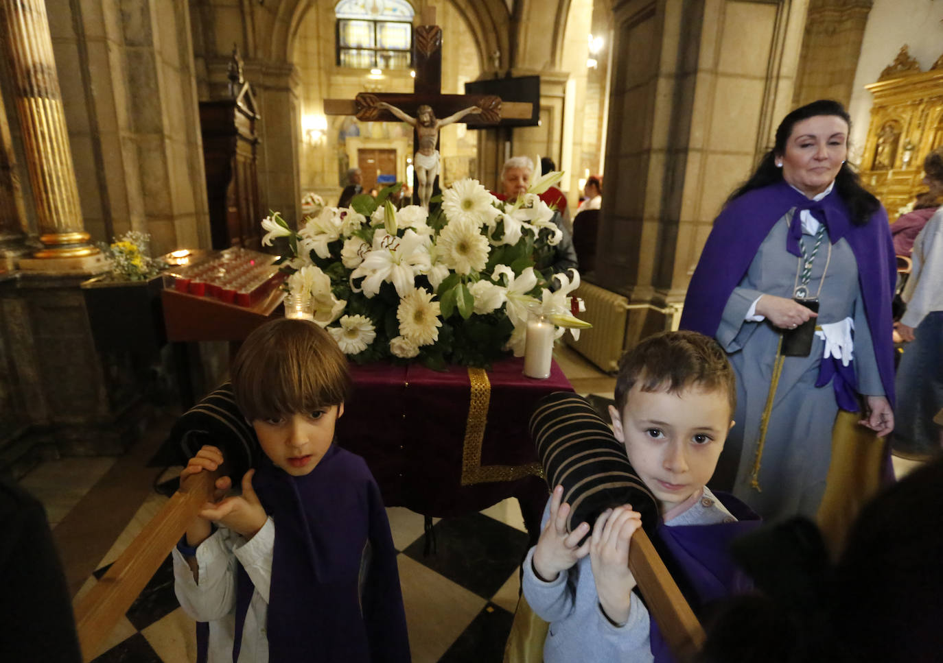 Procesión infantil en la iglesia de San José