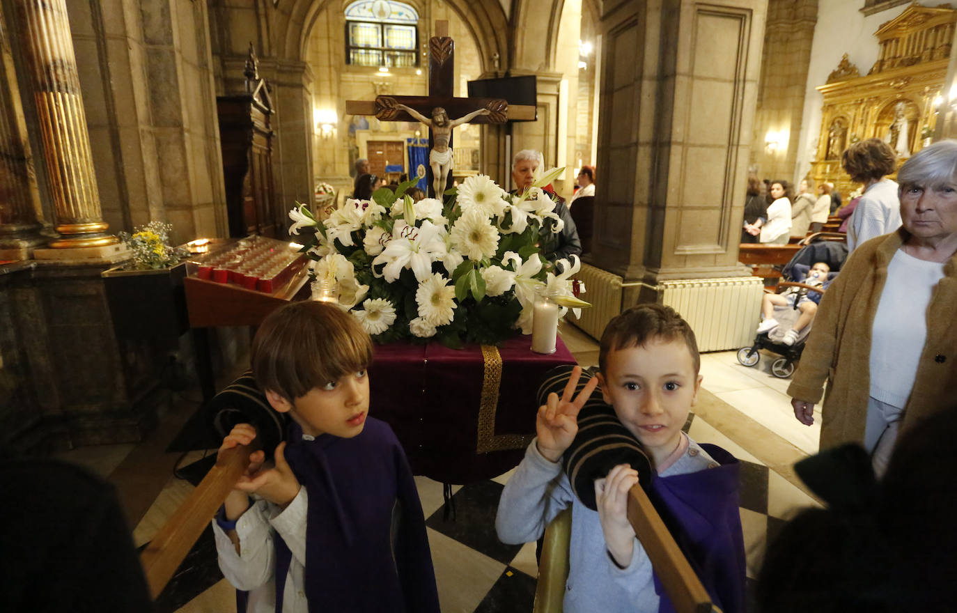 Procesión infantil en la iglesia de San José